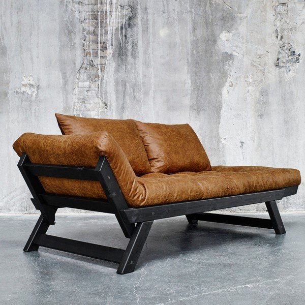 Canapea Karup Vintage Bepop Black/Cognac-image-1