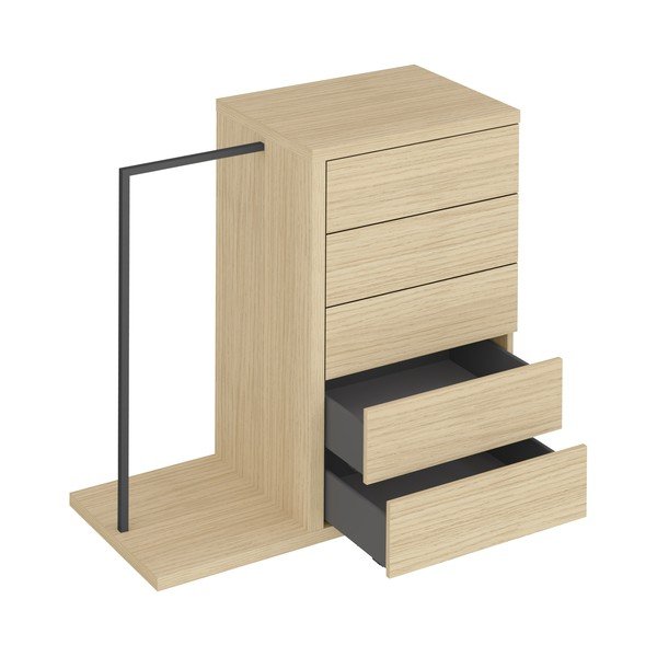 Comodă cu aspect de lemn de stejar 105x113 cm Hugo - TemaHome-image-3