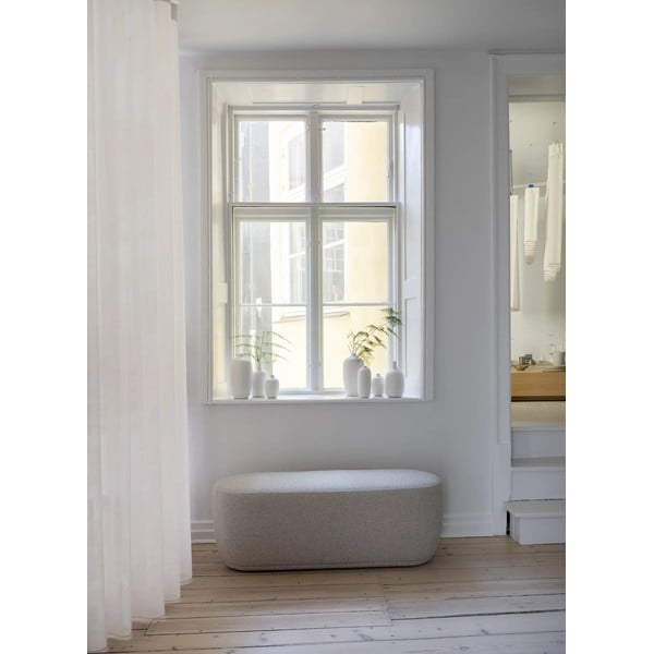 Canapea bej cu tapițerie din stofă bouclé 137,5 cm KUON – Blomus-image-4