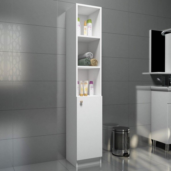 Dulap pentru baie White 30 x 170 cm-image-1