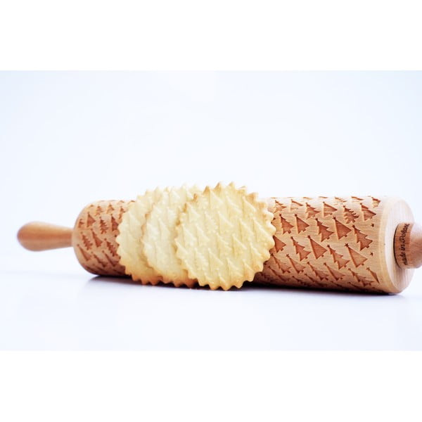 Sucitor din lemn cu detalii de Crăciun în relief Valek Trees-image-2