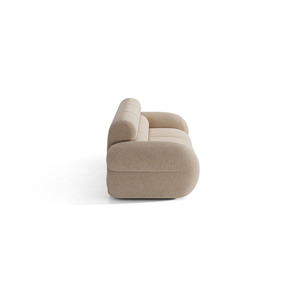Canapea bej cu tapițerie din chenille 305 cm Neo – Micadoni -image-2