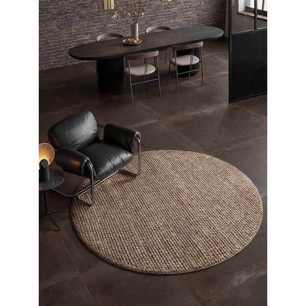 Covor în culoare naturală rotund ø 200 cm Wilma – Villeroy&Boch-image-1