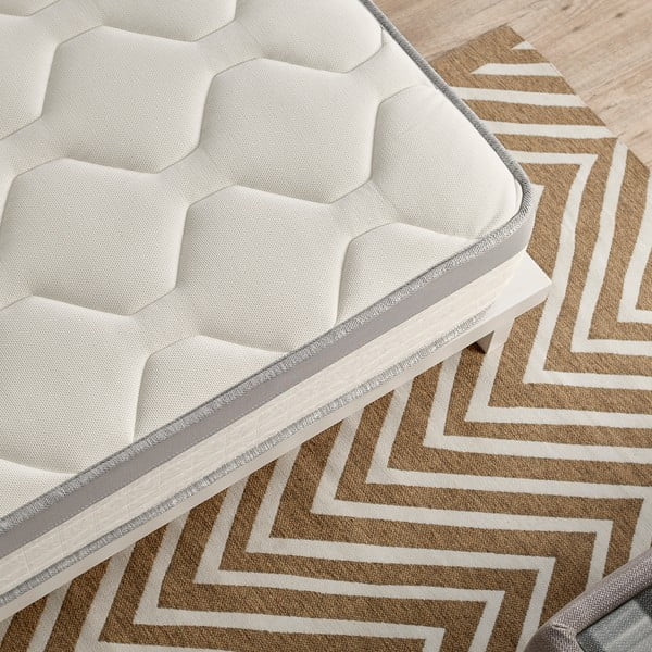 Saltea mediu-fermă cu arcuri reversibilă 200x200 cm Spring Max Bagged Springs – Moonia-image-1