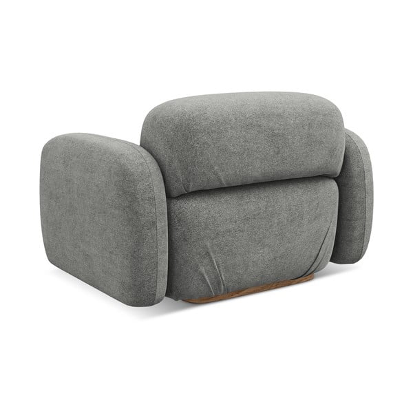 Modul pentru canapea modulară gri cu tapițerie din țesătură bouclé Ailani – Makamii-image-3