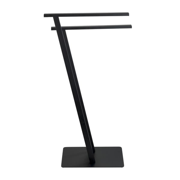 Suport pentru prosoape negru mat din oțel Lirio – Wenko-image-3