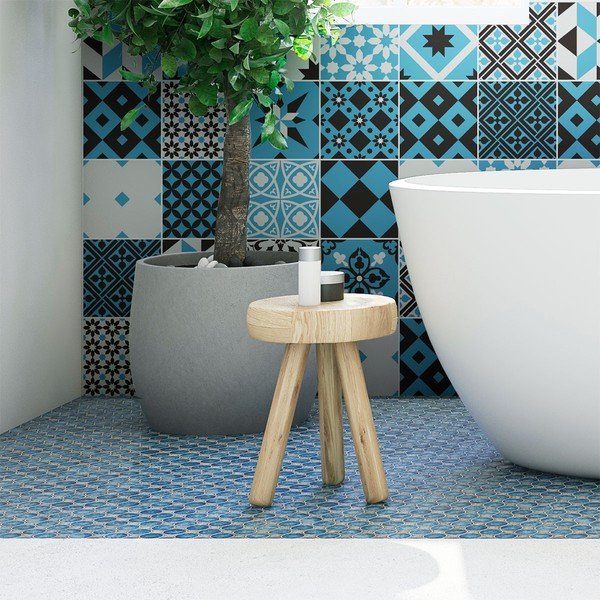 Set 30 autocolante Ambiance Azulejos Talia, 15 x 15 cm-image-4