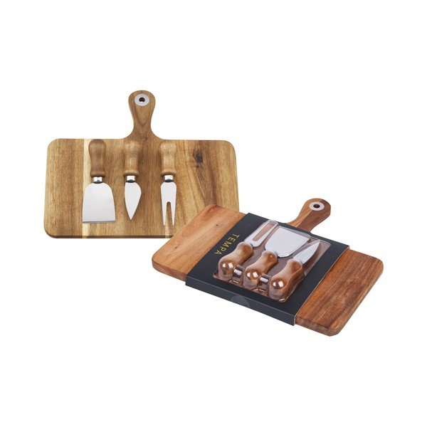 Tocător de servire din lemn pentru brânză cu accesorii 25x29 cm Fromagerie - Ladelle