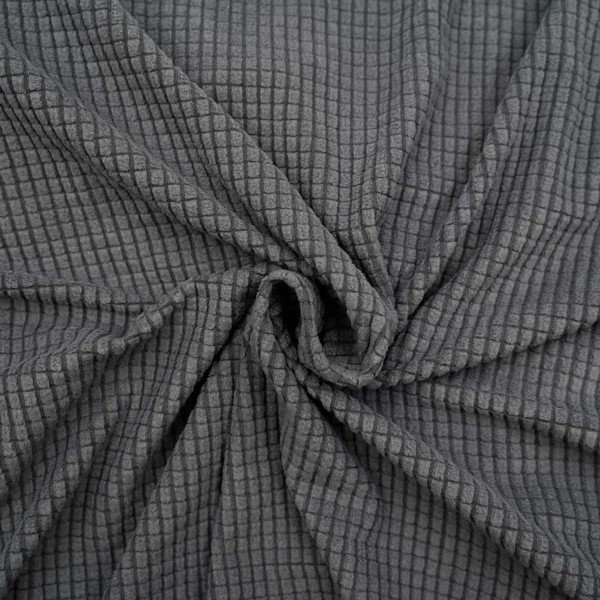 Husă gri antracit elastică pentru canapea cu 3 locuri Sacha – douceur d'intérieur-image-1