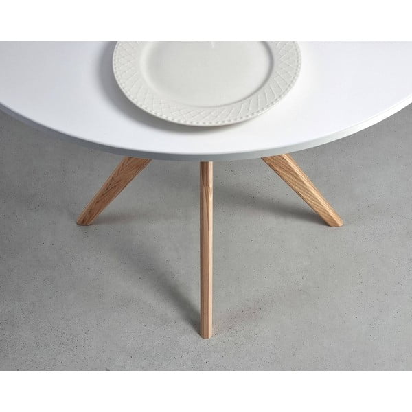 Masă de dining rotundă ø 90 cm Jubi – Ragaba-image-3