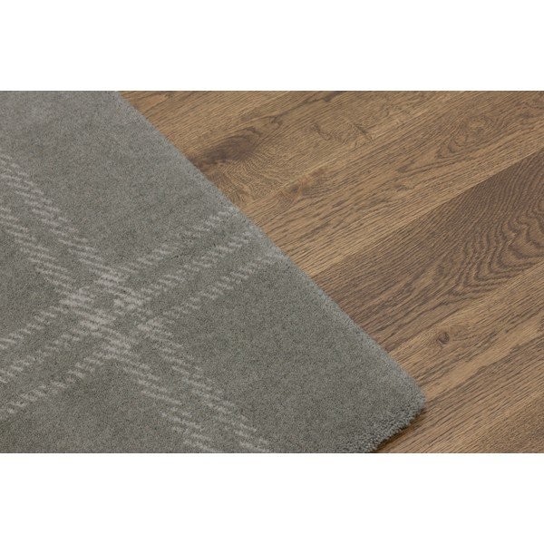 Covor gri deschis din lână 160x240 cm Calisia M Grid Prime – Agnella-image-4
