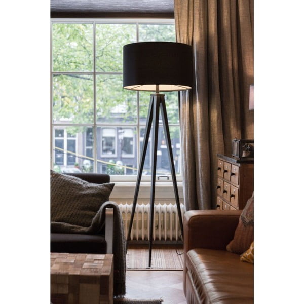 Lampadar Zuiver Tripod, negru-image-1