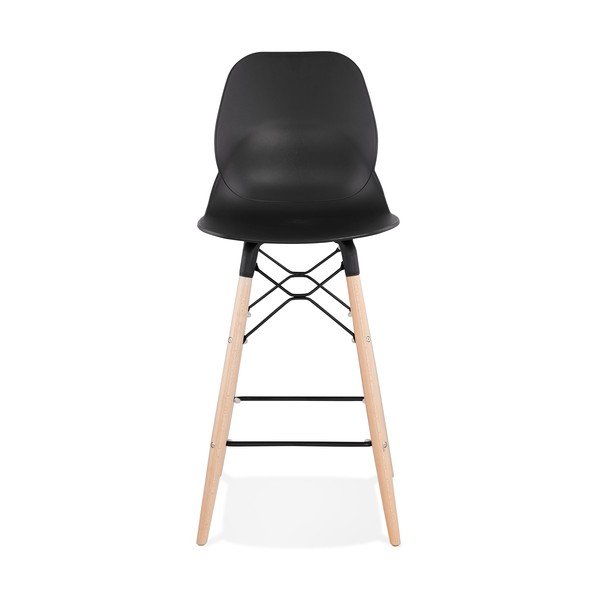 Scaun de bar Kokoon Marcel Mini, înălțime 68 cm, negru-image-1
