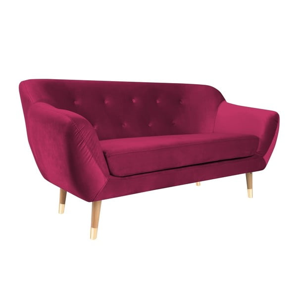 Canapea cu 2 locuri Mazzini Sofas Amelie, roz-image-3