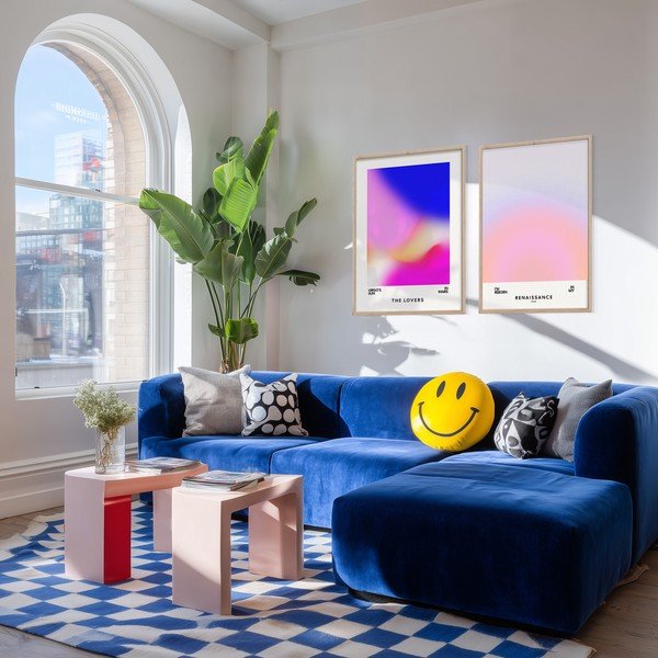 Tablou cu ramă imprimat 50x70 cm Love Flow – Styler-image-2