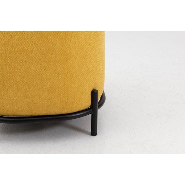 Puf Tenzo Harry, ø 42 cm, galben-image-3
