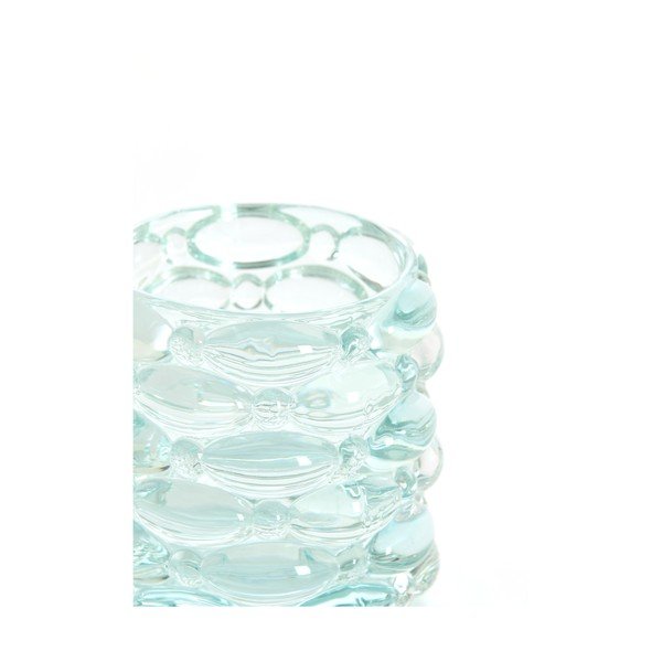 Sfeșnic pentru lumânări pastilă din sticlă Wadley – Light & Living-image-1