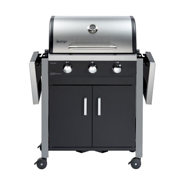 Grătar cu gaz pentru exterior ENDERS Chicago 3, negru-image-3