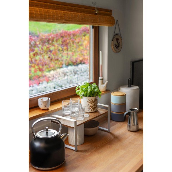 Ghiveci de teracotă Bloomingville Idris, înălțime 12 cm, alb-image-2