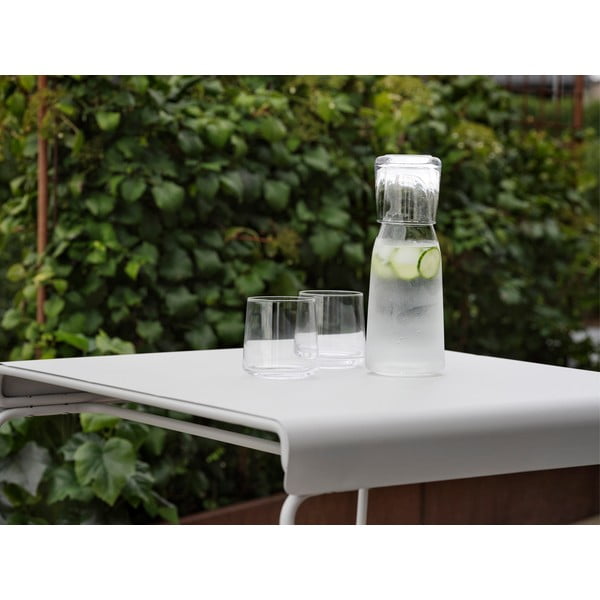 Masă de dining albă din metal 58x75 cm A-Café – Zone-image-1