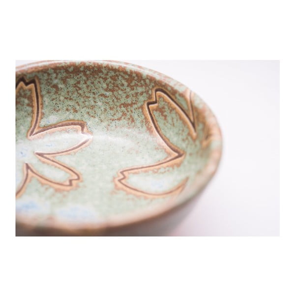 Set 6 farfurii sushi din ceramică MIJ, verde-image-1