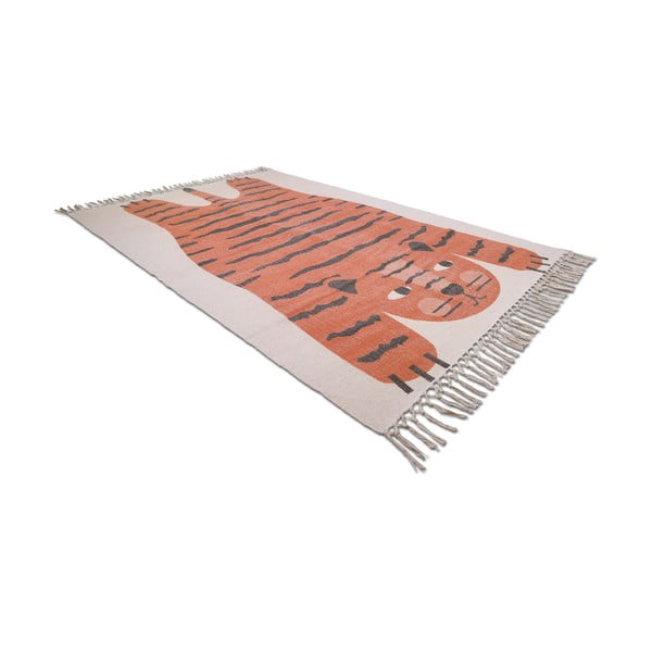 Covor lucrat manual pentru copii Nattiot Dajala, 110 x 170 cm-image-2