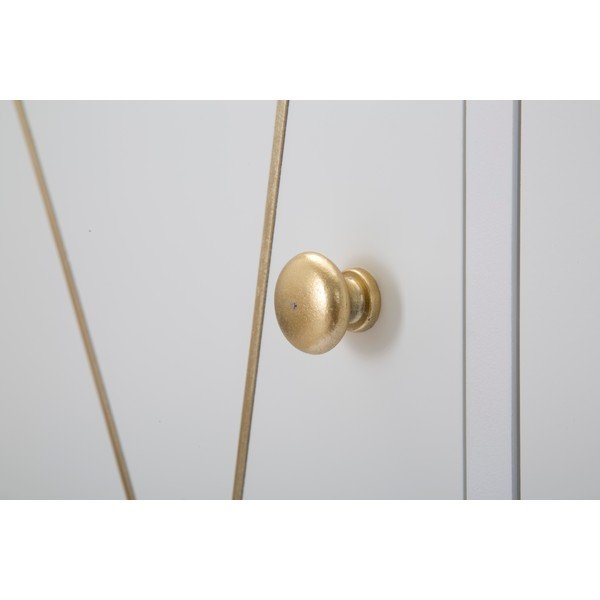 Dulap Mauro Ferretti Luxy, lățime 80 cm, alb-image-1