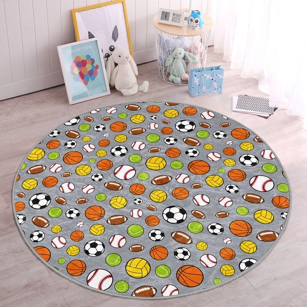 Covor pentru copii ø 80 cm Comfort – Mila Home-image-2