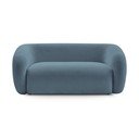 Canapea albastră cu tapițerie din chenille 160 cm Celine – Bobochic Paris