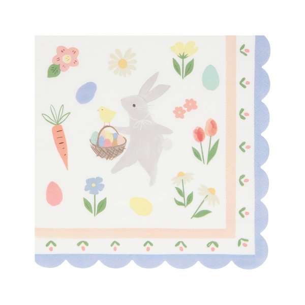 Șervețele 16 buc. din hârtie Easter Bunny – Meri Meri