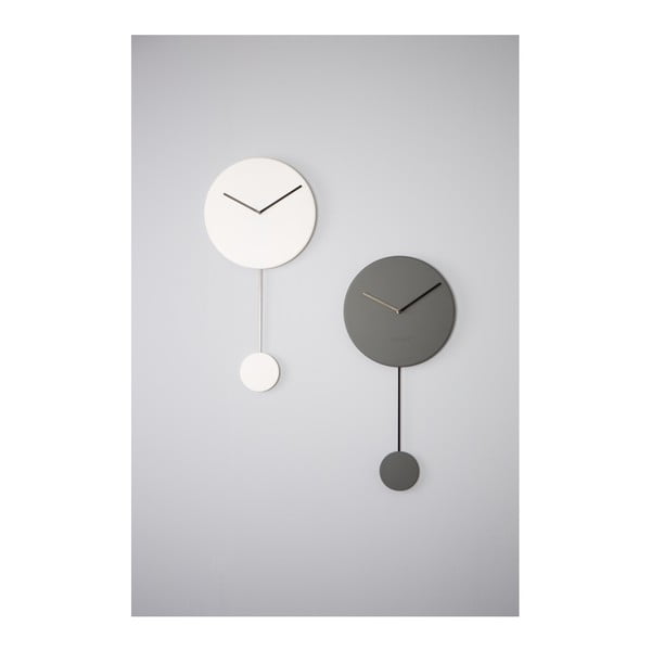 Ceas de perete Zuiver Minimal, gri-image-1