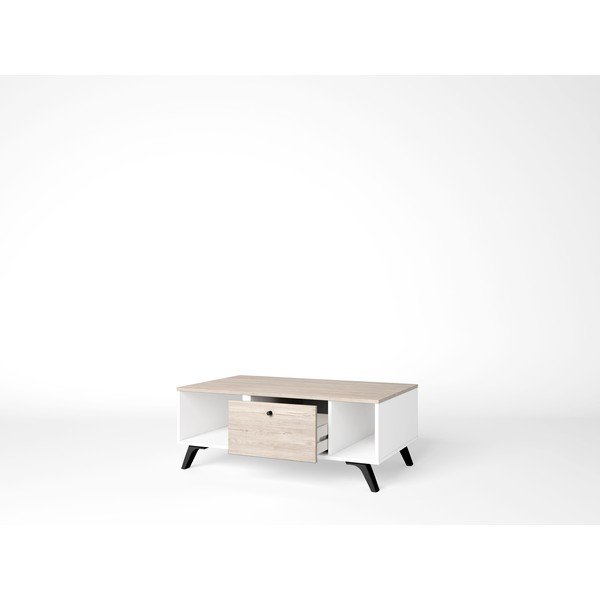 Măsuță de cafea cu aspect de lemn de stejar 60x100 cm Sahara – Marckeric-image-2