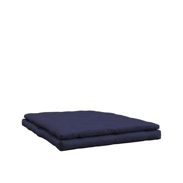 Canapea extensibilă cu detalii din piele Karup Buckle Up Navy-image-4
