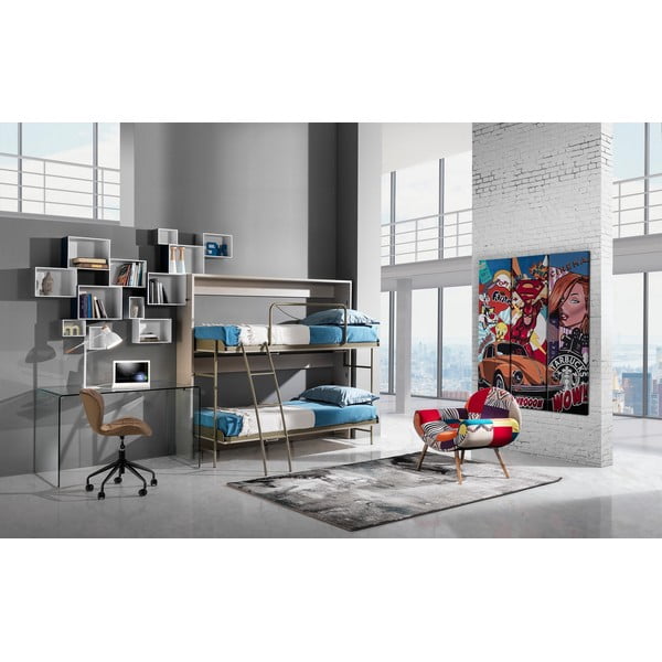 Birou din sticlă 70x126 cm Bend – Tomasucci-image-3