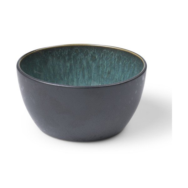 Bol mic verde/negru din gresie Gastro Green/Black – Bitz