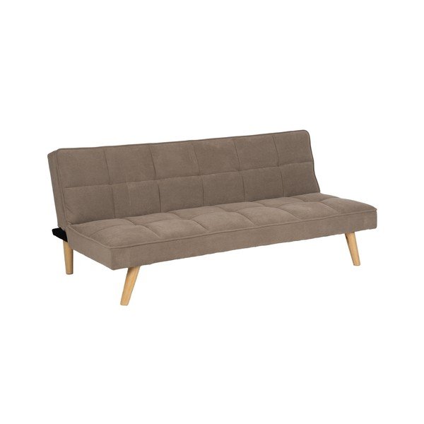 Canapea bej extensibilă cu tapițerie din chenille 175 cm – Ixia-image-2