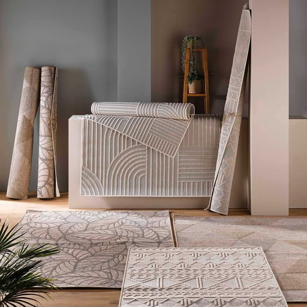 Covor bej 160x230 cm Odilon – douceur d'intérieur-image-1