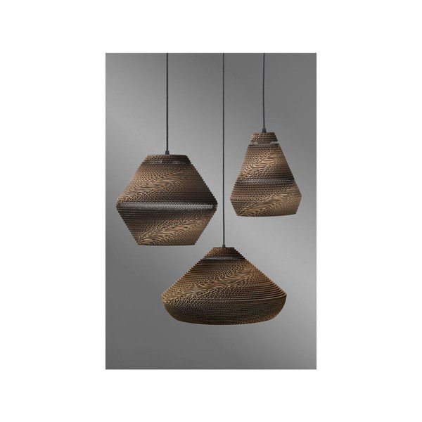 Lustră Villa Collection Alk, ø 48 cm, maro-image-2