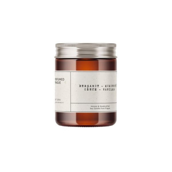 Lumânare parfumată din ceară de soia timp de ardere 40 h #32 Bergamot, Coconut, Vanilla – Perfumed Prague-image-4