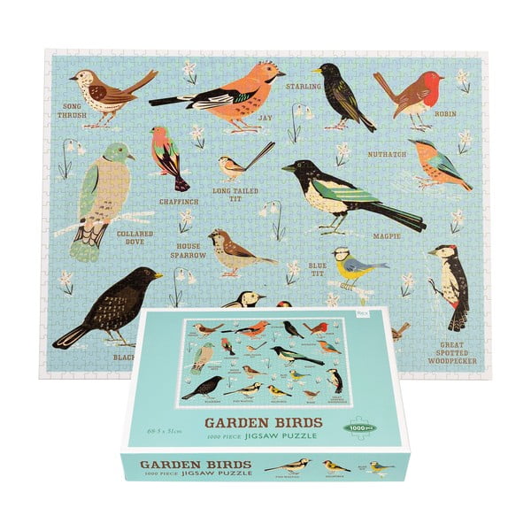 Puzzle (număr de piese 1000) Garden Birds – Rex London