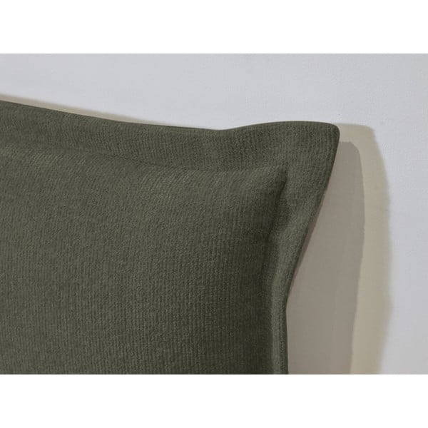 Pat matrimonial verde închis/natural cu somieră 180x200 cm Charlie – Bobochic Paris-image-4