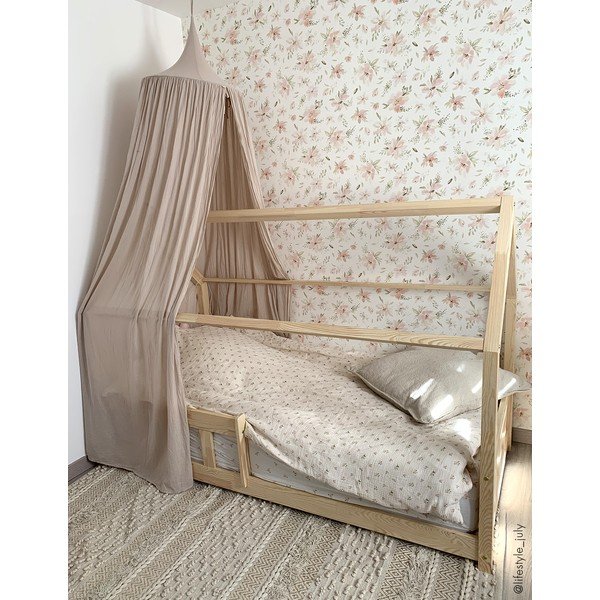 Tapet pentru copii 10 m x 50 cm Watercolour Flowers – Lilipinso-image-4