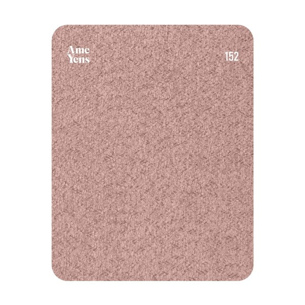 Fotoliu de relaxare roz cu tapițerie  bouclé Kukumo – Ame Yens-image-4