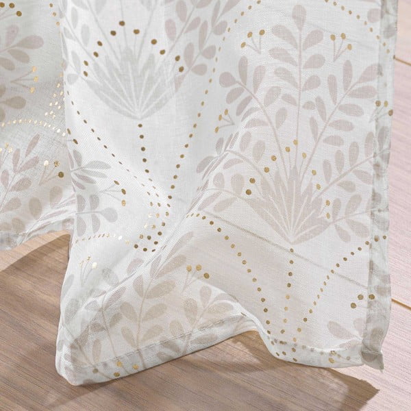 Perdea albă/bej 140x280 cm Majestia – douceur d'intérieur-image-3