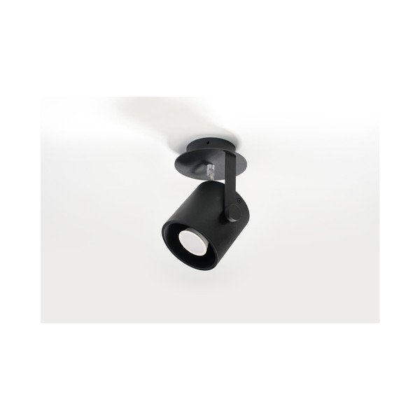 Plafonieră Sollux Lea 1, negru-image-1