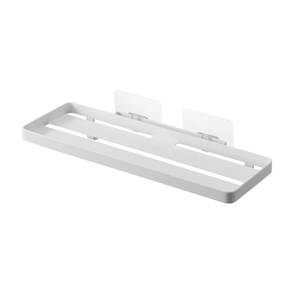 Raft pentru baie alb mat autoadeziv din oțel Film Hook – YAMAZAKI