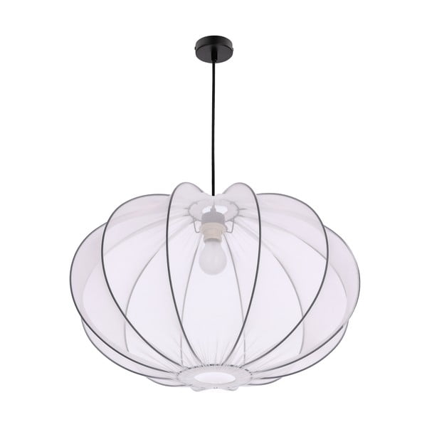 Lustră albă cu abajur textil ø 60 cm Mellow – Candellux Lighting-image-4