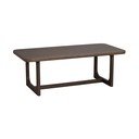 Măsuță de cafea în culoare naturală închisă cu blat cu aspect de lemn de stejar 50x103 cm Driscoll – Rowico