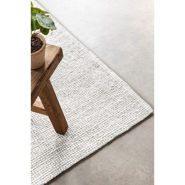 Covor gri deschis reversibil/țesut manual din iută 160x230 cm Bouclé Jaipur – Hanse Home-image-2
