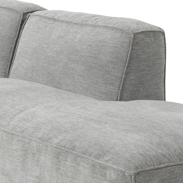 Colțar modular Bonami Selection Fairfield, colț pe dreapta, 266 cm, gri deschis-image-1